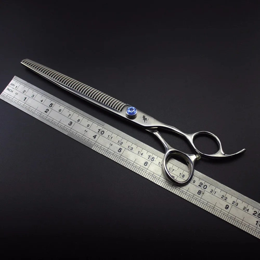 High Quality Japan 440C 8 Inch Pet Dog Grooming Thinning Scissors Grooming Shears for Dogs Thinning Rate 35% High Quality Japan 440C 8 Inch Pet Dog Grooming Thinning Scissors Grooming Shears for Dogs Thinning Rate 35%
