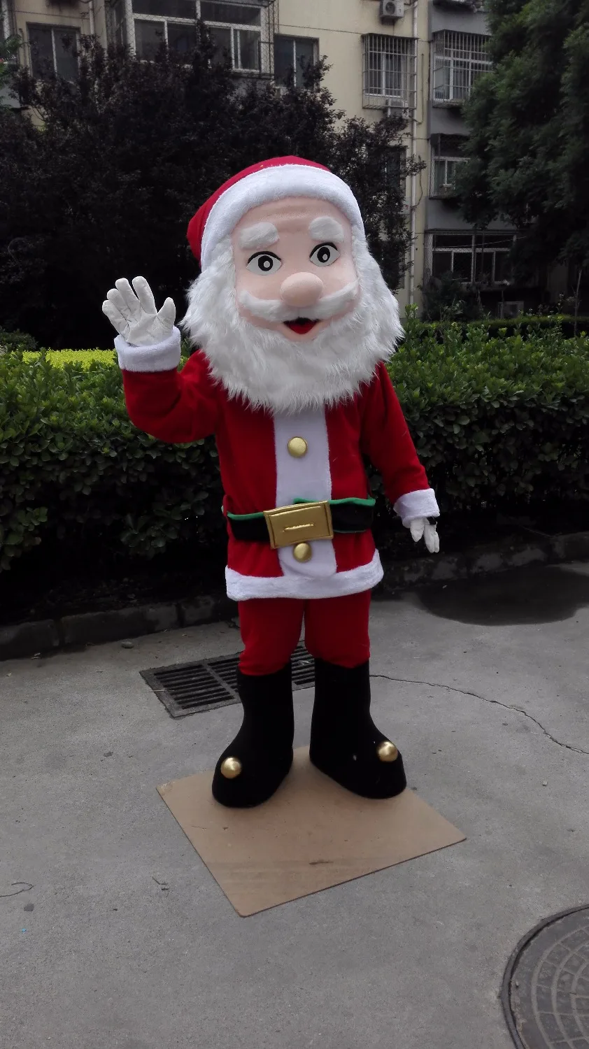 santa claus mascot christmas man mascot costume fancy costume anime cosplay kit mascotte theme fancy dress carnival 41230