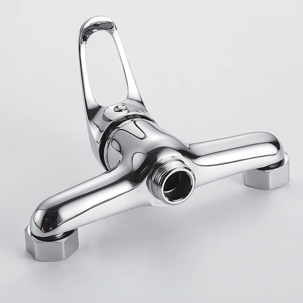 Wall Mounted Kitchen Faucet Lengthened copper Rotate Single Handle basin faucet Hot Cold Water Mixer pool Tap Sink Faucet