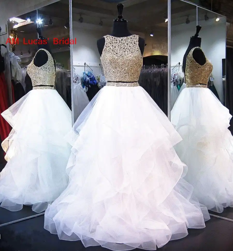 Bola Grande Vestido De Quinceanera Vestidos Dos Piezas Dulces 16 Anos Para 15 Anos Fiesta De Cumpleanos Vestidos Vestido De 15 Anos Aliexpress