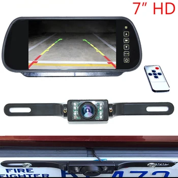 

Auto Parking Assistance 7 Inch TFT LCD Car Rearview Mirror Monitor with 7 IR Night Vision Car Backup Reverse Rear View Camera