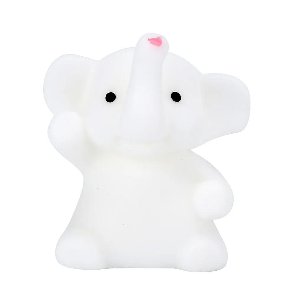 Мягкими игрушками белый слон Хлюпать антистресс замедлить рост Снятие Стресса Squeeze игрушка подарок на день рождения для детей оптовая