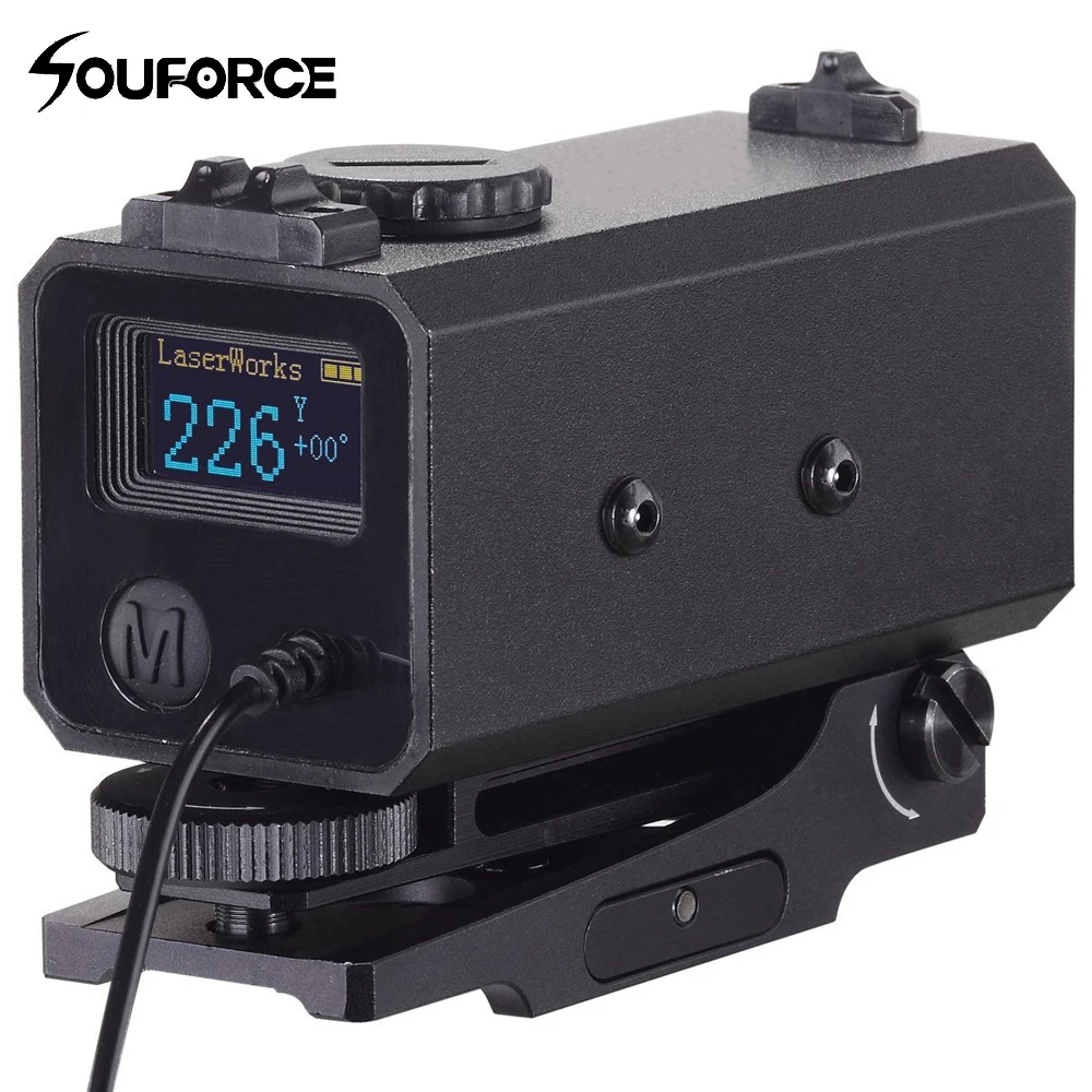 

Compound Bow and Laser General Rangefinder Windage Elevation Adjustable to Align Archery Accessory for Hunting Shooting