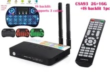 CSA93 Android 7.1 TV Box 3GB/32GB Amlogic S912 Octa Core Smart Mini PC 2.4G/5.8G Wifi Bluetooth 4K TVbox KODI 17.0 Set Top Box
