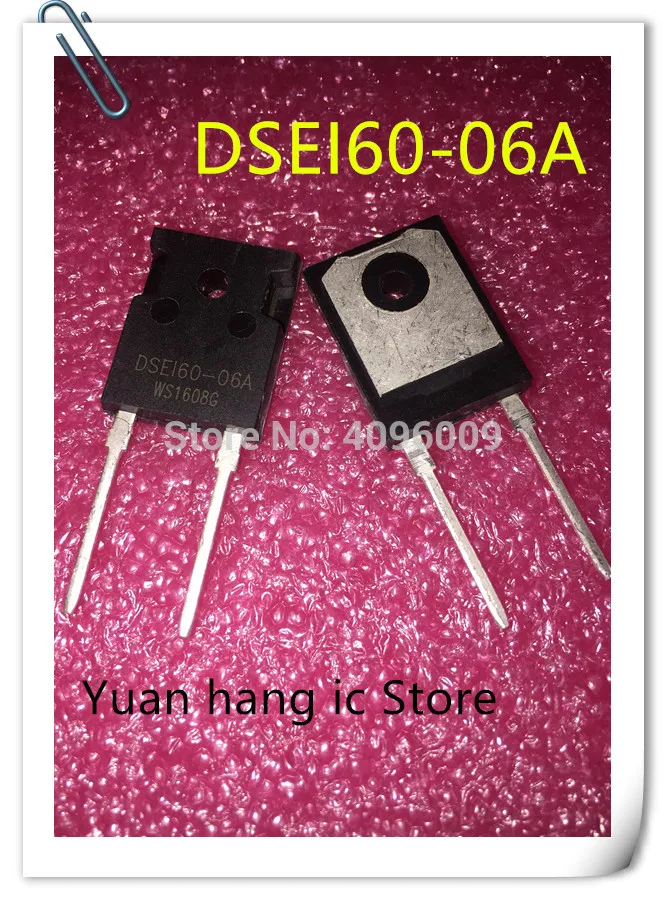 10 шт./лот DSEI60-06A TO-247 DSEI60-06 IXYS быстрое восстановление Epitaxial Diode DSEI60 06A 60A 600V |