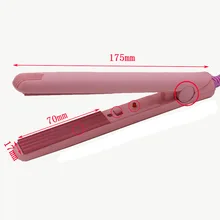 FREE SHIPPING Mini Pink Electronic Hair Wavy hair curlers Get EU/US/UK Plug professional electric splint straight hair