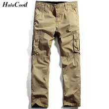 HALACOOD 2017 Best Quality Men’s Pants Mr Cargo Casual Pants Combat Army Active Military Work Cotton Male Plus Size Trousers Fat