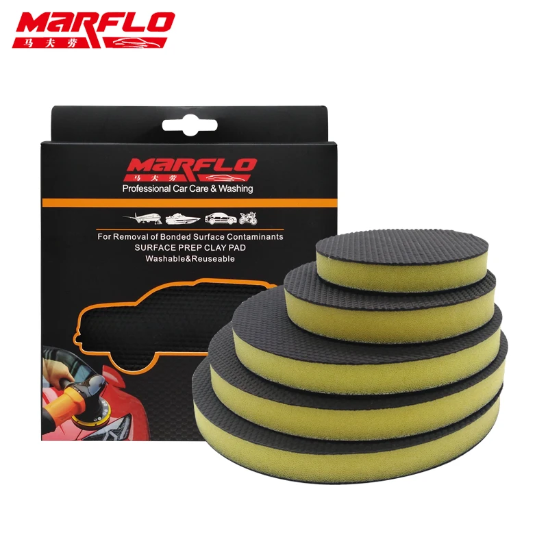 Car Washing Polish & Wax Pad For Marflo Heavy Grad Magic Clay Sponge