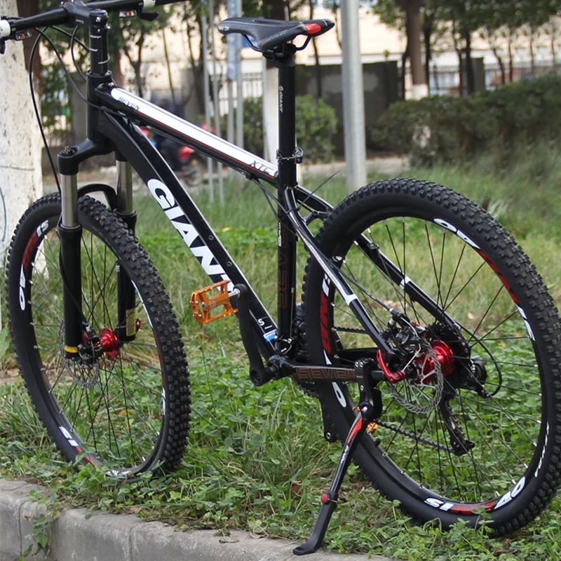 Easydo 24''-29''MTB Bicycle Bike Kickstand Parking Rack 700C Mountain Bike Support Side Kick Stand Foot Brace Adjustable 34-41cm