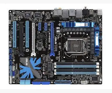 original motherboard P7P55D EVO DDR3 LGA 1156 16GB P55 USB 3.0 ATX for i5 i7 P55 desktop motherboard intel p55 atx lga1156 computer motherboard multicolored