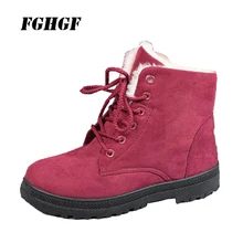 

The new Boots in the snow flat Martin boots Winter ankle boots Ms cotton shoes leisure Keep your boots warm Big yards 35-44