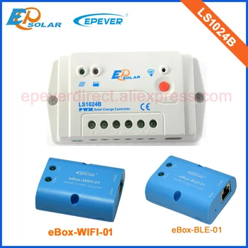 

Solar Power regulator 10A EPEVER Brand PWM Solar Panels 12V 24V small system EPsolar Wifi eBOX and BLE eBOX LS1024B 10amps
