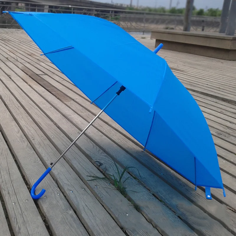 

Clear Long Handle Women Umbrella Windproof Candy Color Umbrella Plain Translucent Sun Rain Straight Umbrella Manual Open Parasol