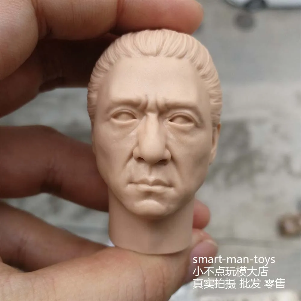 

blank 1/6 scale Head Sculpt Jackie Chan Ancient costume KongFu Star unpainted