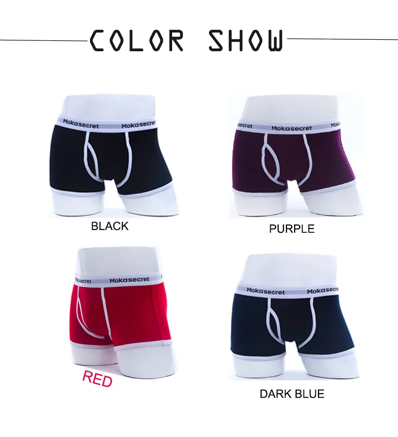 Men Underwear Cotton Boxer Shorts Loose Men Underwear Bulge Sexy Panties Calvinfully Underpants Cuecas Hombre Underwear Cockcon02