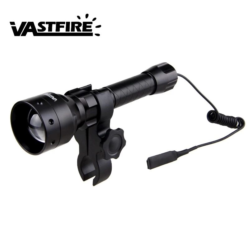 Noturna para Ser Usado com Dispositivo de Visão Vastfire Zoomable Ajustável Infravermelho Tocha Caça Luz Preto 850nm ir Visão Noturna 4 Vastfire zoomable ajustável infravermelho tocha caça luz