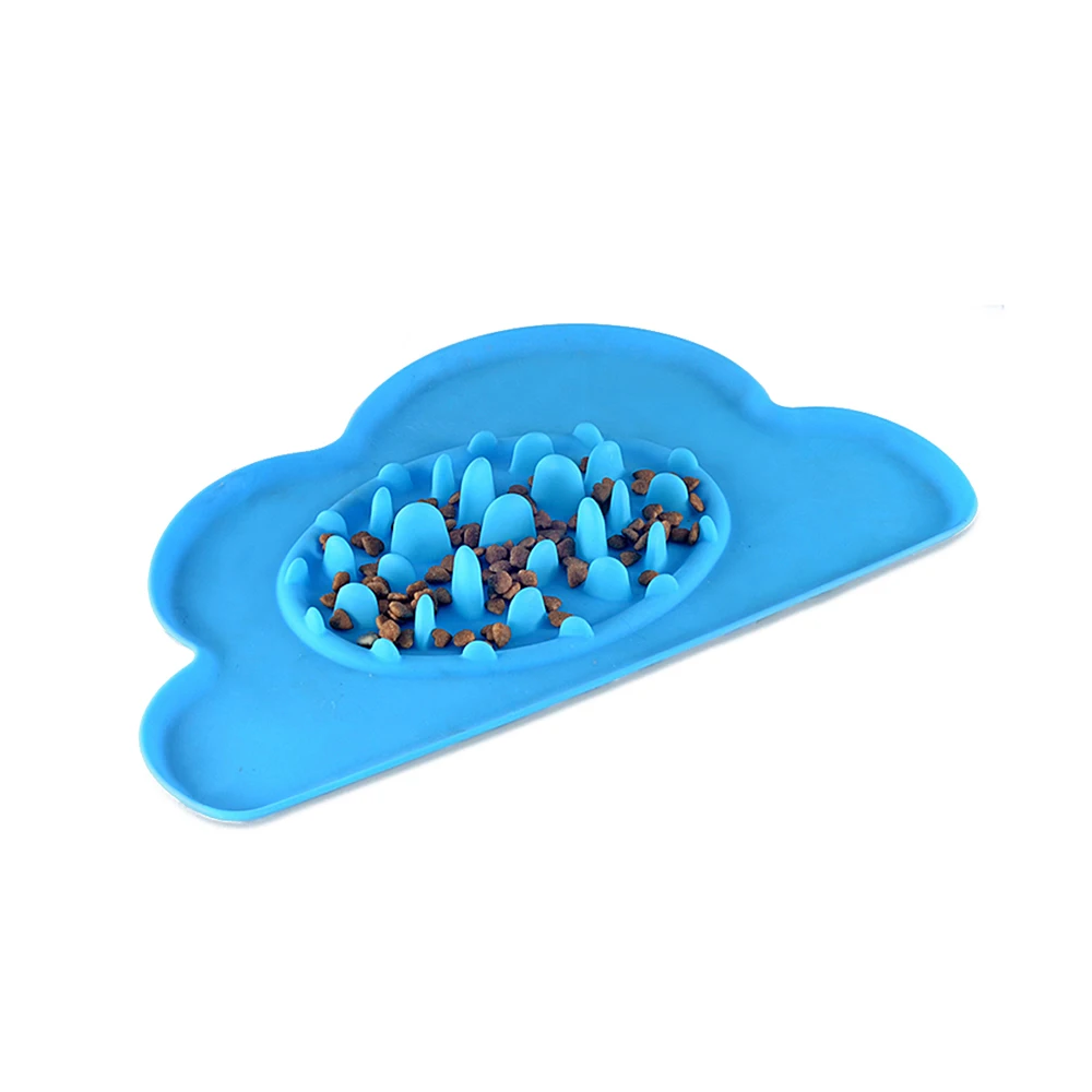 New Silicone Dog Cat Food Bowl Slow Feeder Lick Pad Pet Slow Feeder Mat