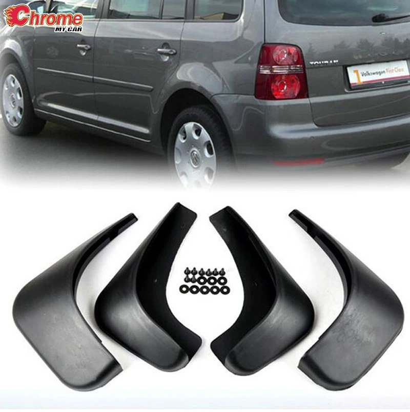 

For Volkswagen Touran Caddy 2004-2010 2009 2008 2007 2006 2005 Front Rear Car Mud Flaps Mudflaps Splash Guards Mudguards Fender