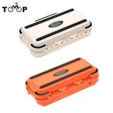 Приманка рыболовная коробка 24 отсека двойной слой рыболовная коробка пластиковая рыболовная снасть коробка новинка