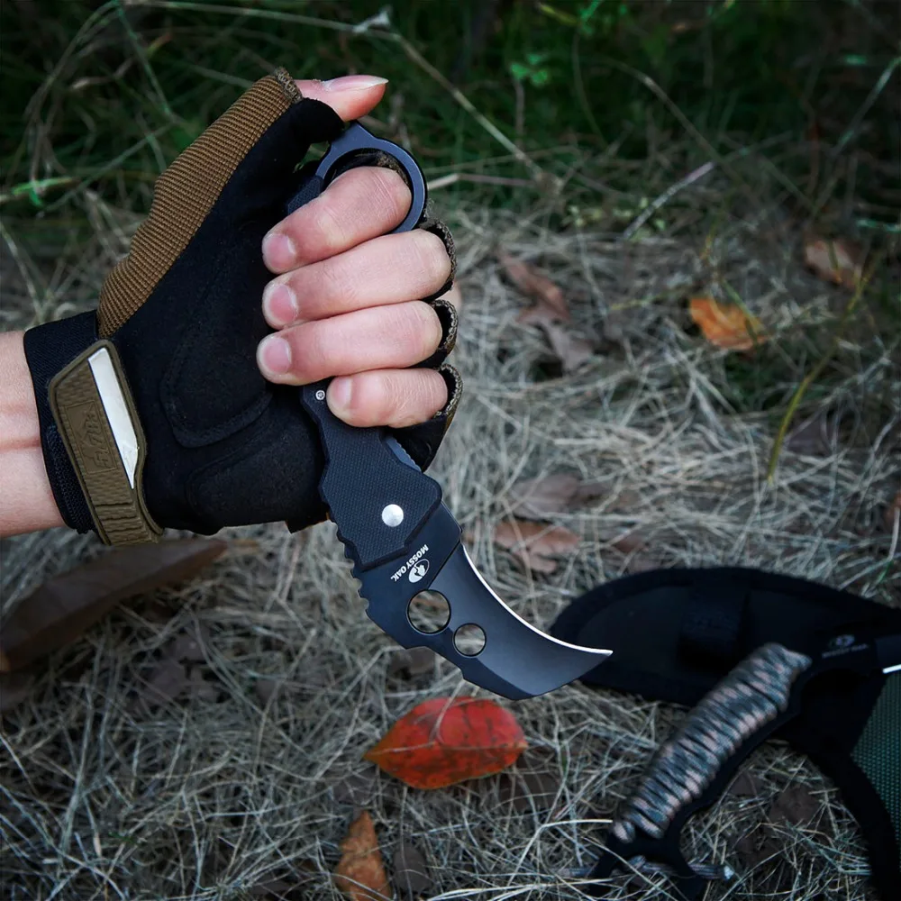 Mossy Oak 2 шт. тактический нож Karambit аварийная передача карманный складной нож фиксированный набор лезвий для ножа открытый инструмент для кемпинга