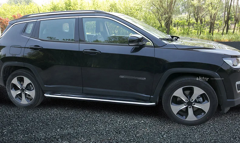 Ходовая доска ножные педали боковой шаг для Jeep Compass-, отличное качество ISO9001. Алюминиевый сплав, азиатские