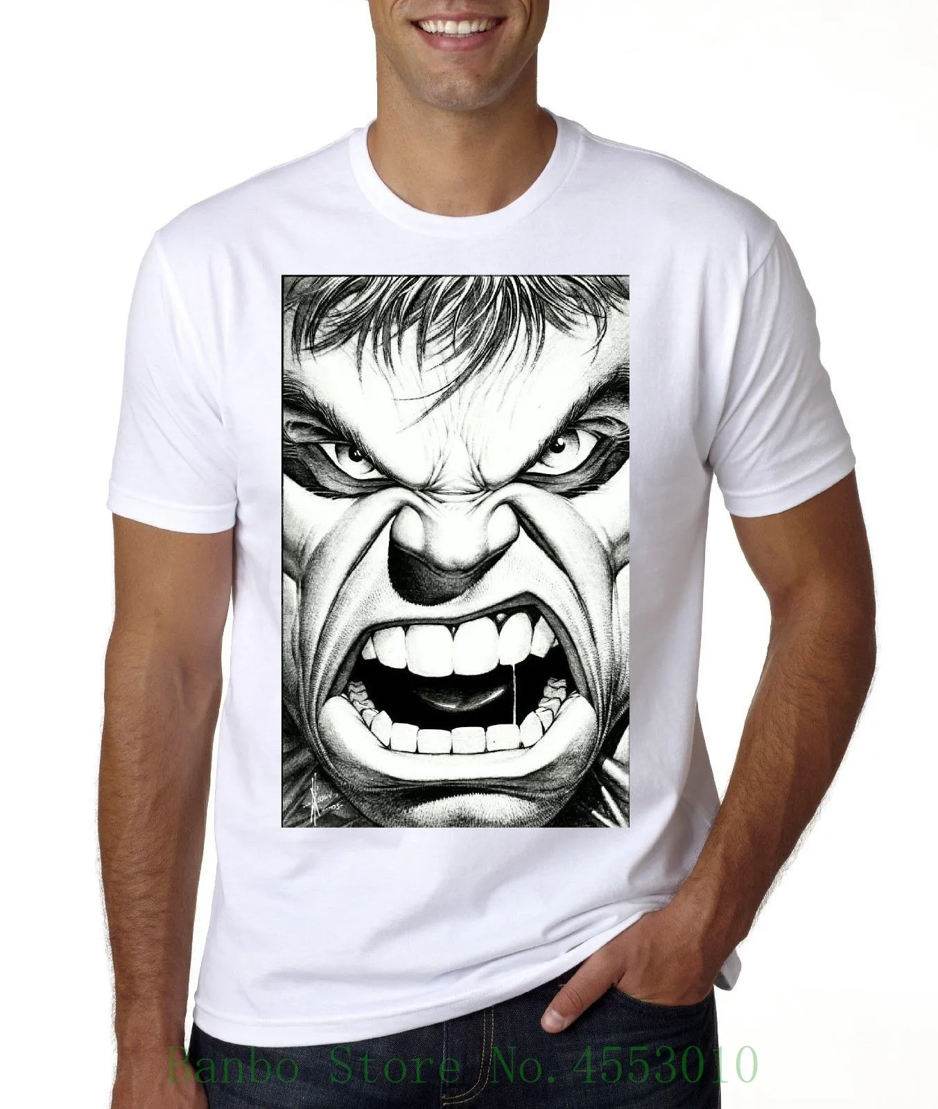 Incredible Hulk T Shirt 2018 Short Sleeve Cotton T Shirts Man Clothing