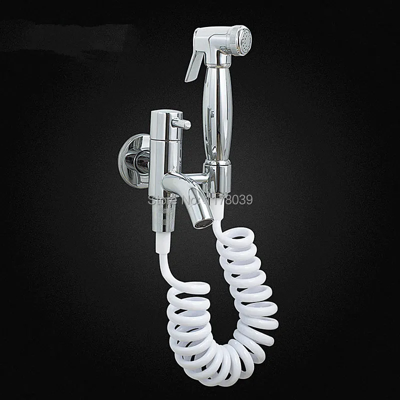 All copper dual use mop pool faucet with toilet spray gun Sprayer,hand