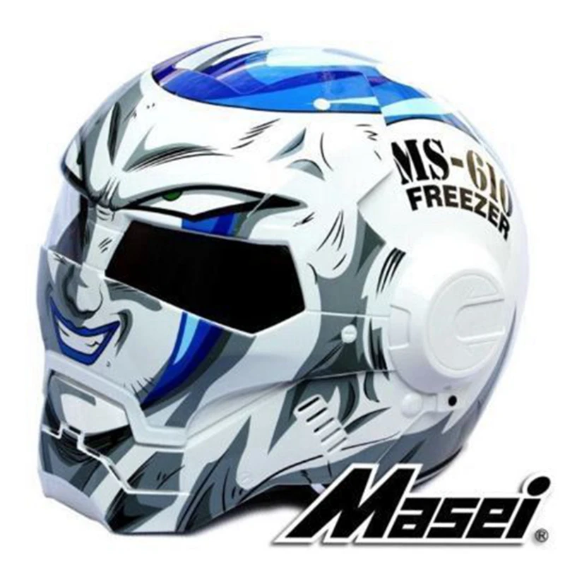 

2017 New MASEI 610 FREEZER IRONMAN Iron Man helmet motorcycle helmet half helmet open face helmet casque motocross S M L XL