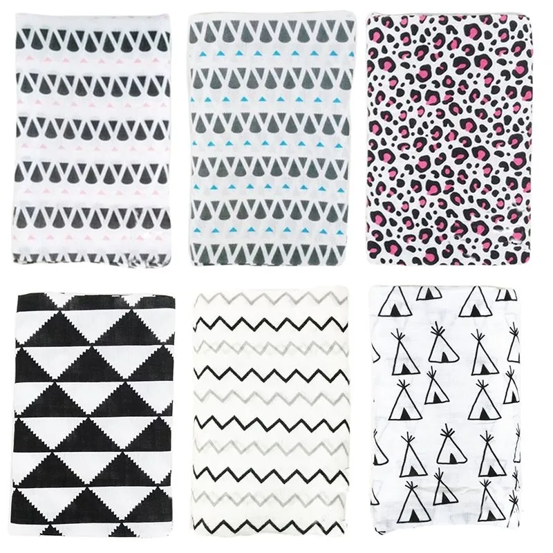 

Newborn Baby Swaddle Wrap Muslin Soft Blanket Swaddling Infant Sleepsack Sleeping Bag Cotton Swaddle Bedding for Newborn