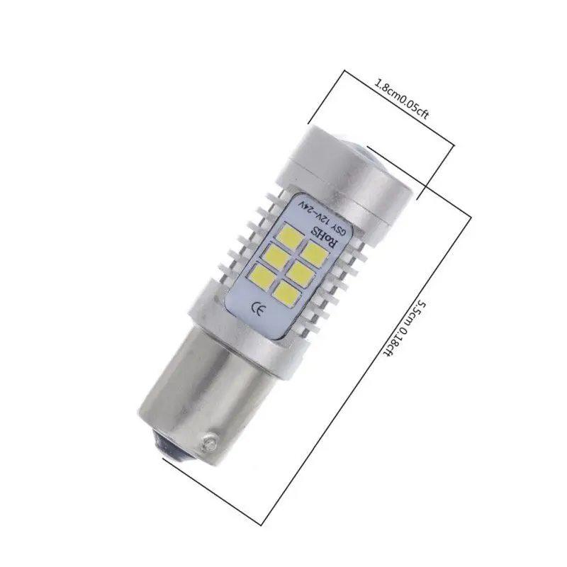 Универсальная автомобильная светодиодная лампа S25 BA15S 1156 P21W 3030 21SMD