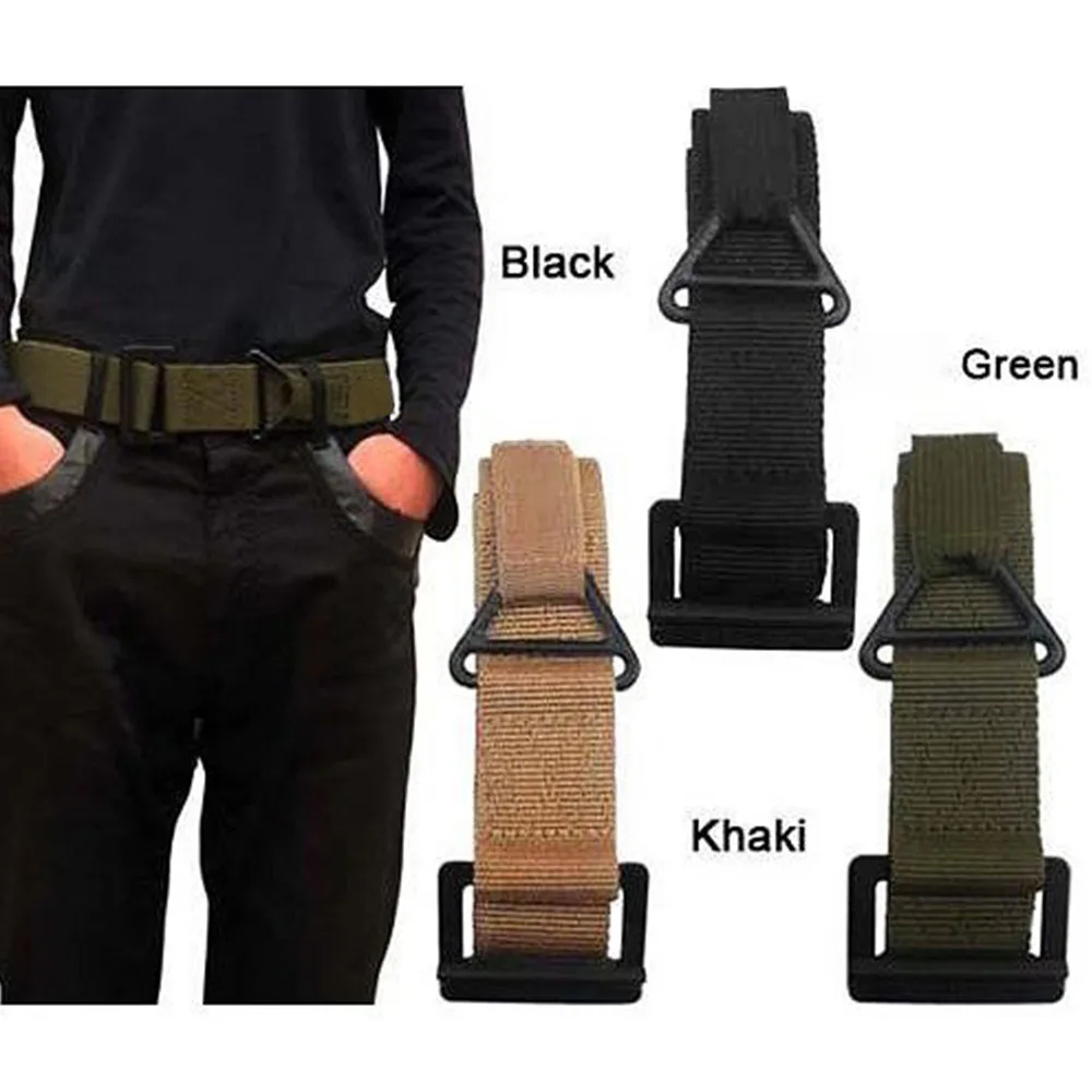 

Men's Outdoor Sports Brand New Military Tactical Nylon Waistband Canvas Web Belt Dazzling Adjustable Nylon Belt