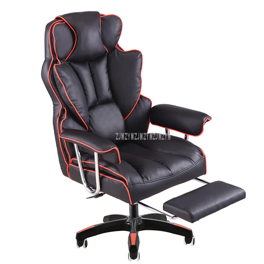 Офисная мебель компьютерный стул с подставкой для ног экологический из искусственной кожи с регулируемым размером офисный менеджер