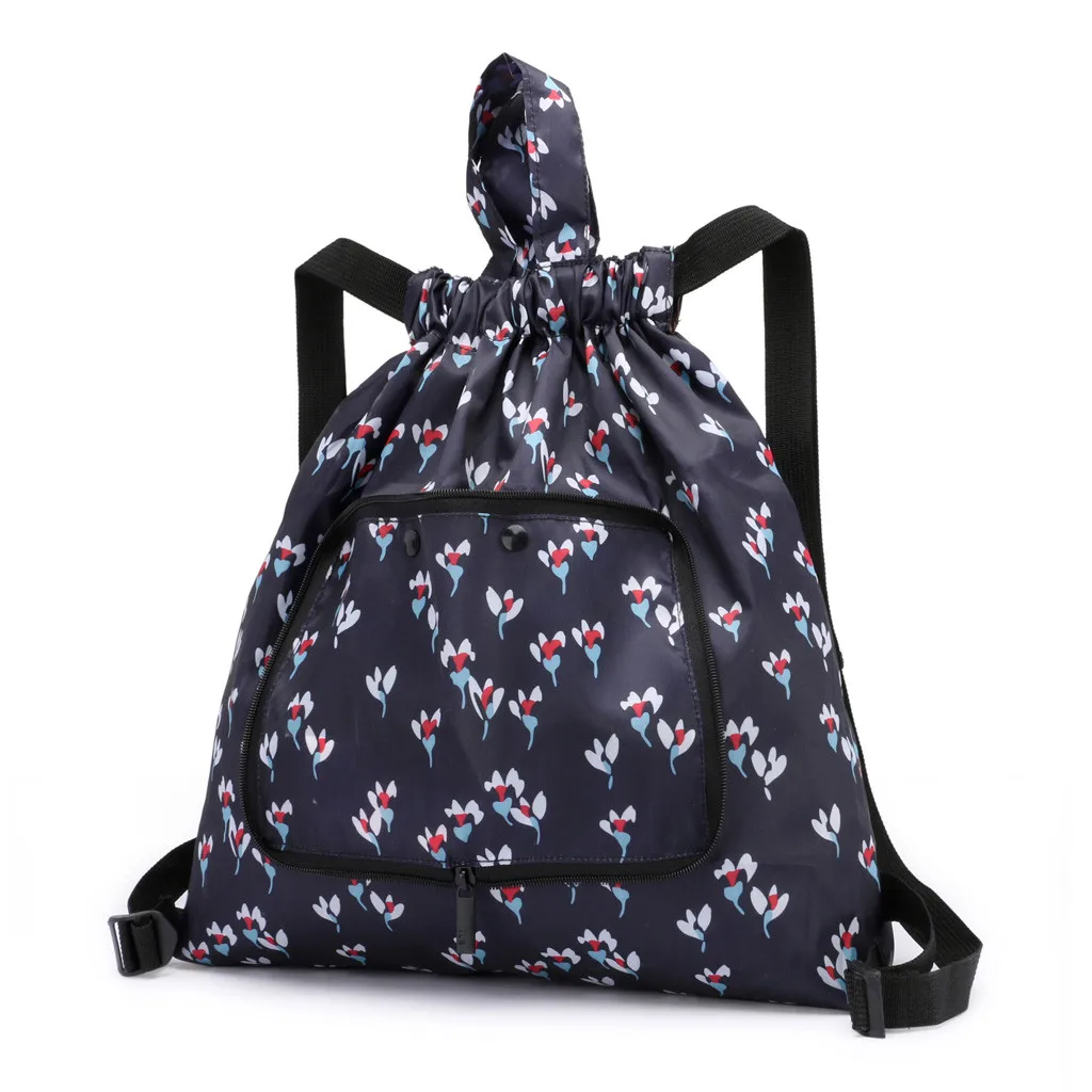 Женские водонепроницаемые нейлоновые рюкзаки с цветочным принтом в этническом стиле, Большой Вместительный женский рюкзак от кражи, Прямая поставка