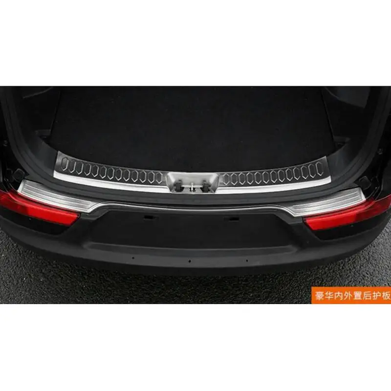 Для KIA Sportage R 2015 2016 Высококачественная Накладка на порог и бампер для задней двери