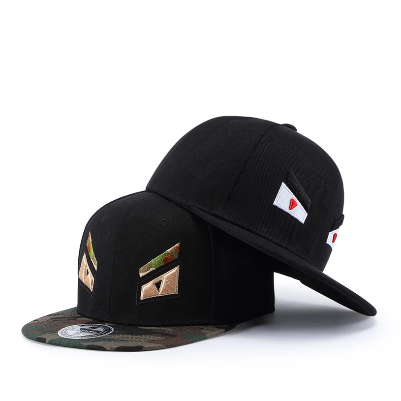 

Black 54cm-60cm Skateboard Cap For Skate boarding Fit men's caps With Round Eaves 6 And High Quality Canvas Size Adjustable