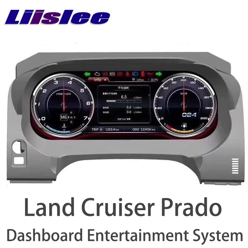 LiisLee Android instrumento Panel Replacement tablero sistema de entretenimiento para Toyota Land Cruiser Prado J150 LC150 2009 ~ 2018