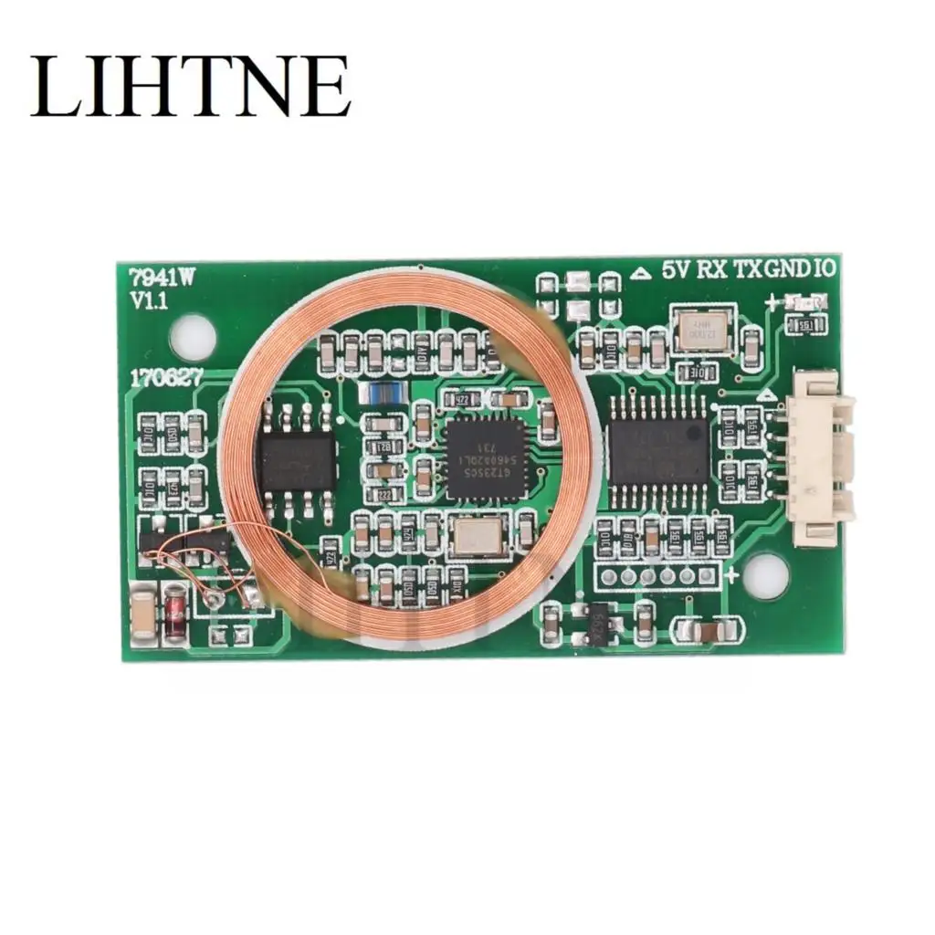 RFID 13,56 МГц 125 кГц двухчастотный модуль чтения/записи UART поддержка ISO14443A T5577