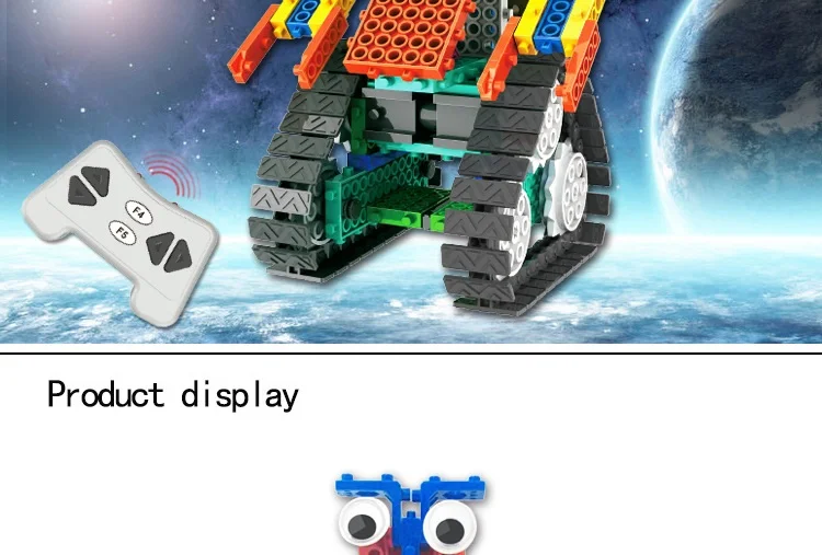 RC Robot Kit DIY строительные блоки, совместимые со всеми брендами, кирпичи, пульт дистанционного управления, робот-блок RC Technic STEM обучающая игрушка для детей