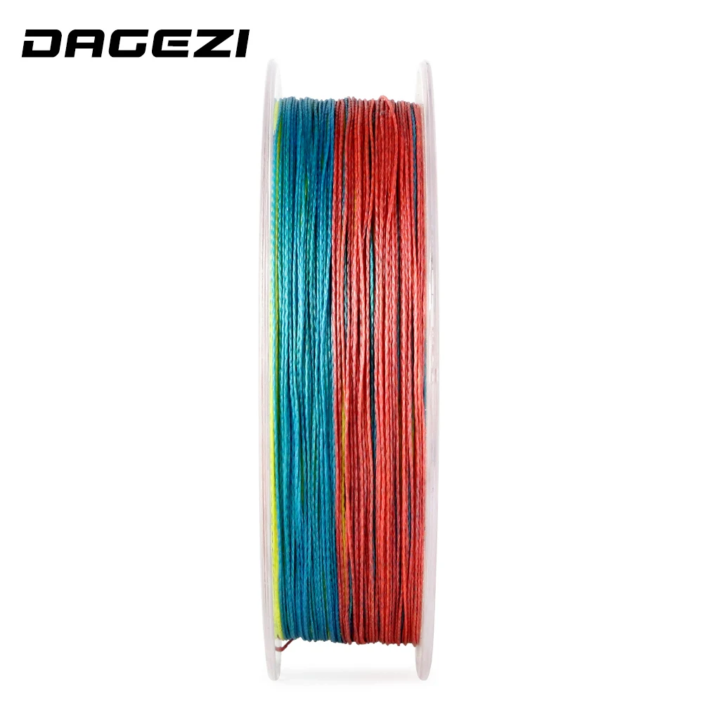 DAGEZI 100% PE Braided Fishing Line 4 strand 100m 10-80LB mix color fishing  lines Super Strong Japanese Multifilament line - AliExpress