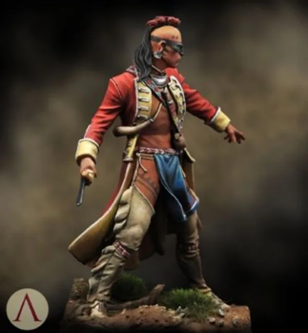  Mohawk Indian Warrior Militia 75mm  (3)
