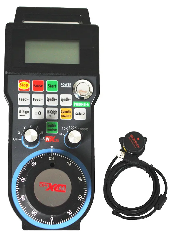 

Program 6 Axis CNC machine remote control PHB04B-6