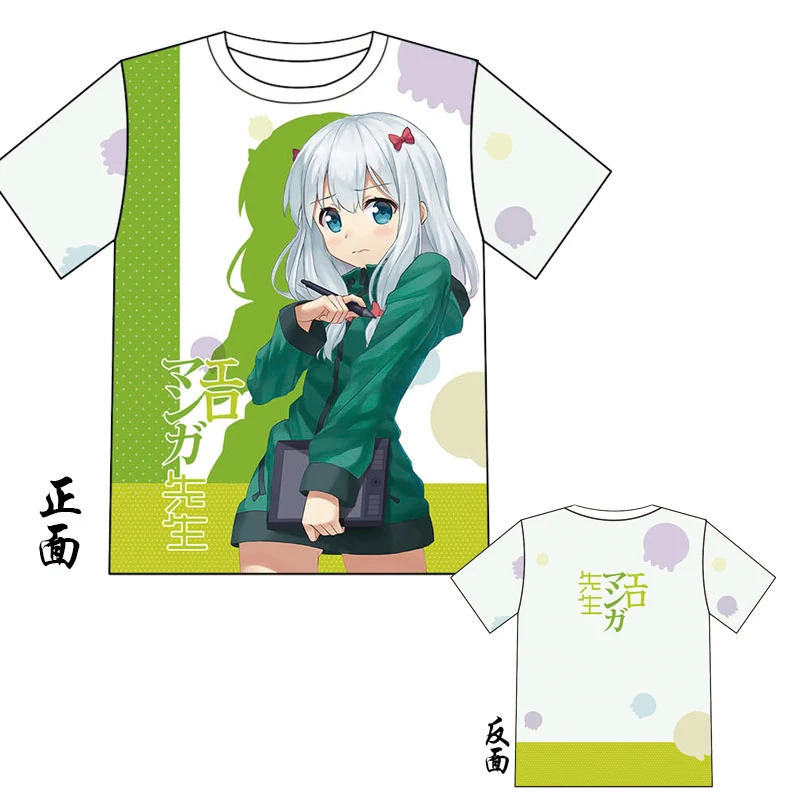 Eromanga Sensei Izumi Sagiri Fashion Japanese Anime Clothing Short Sleeve Casual T-shirt Women