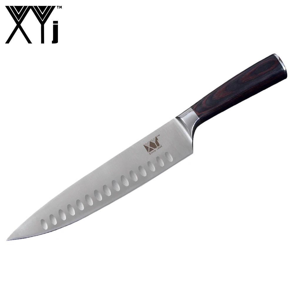 

XYj Single High Hardness Kitchen Knives 8 Inch Chef Stainless Steel Knife Prevent Food From Adhered To The Knife Cooking Tool