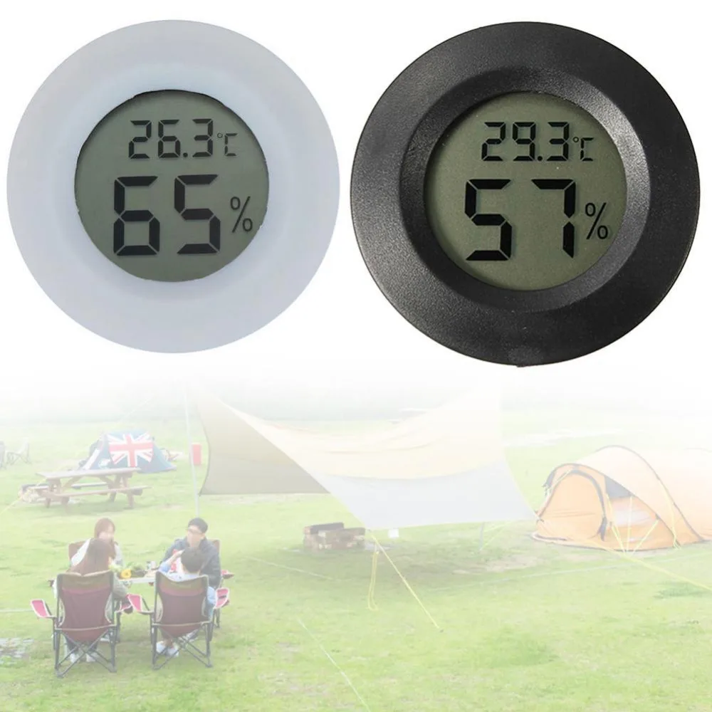 

Outdoor Mini High Quality Multifunctional LCD Display Digital Thermometer Meter Camping Equipment Tourist Thermometer