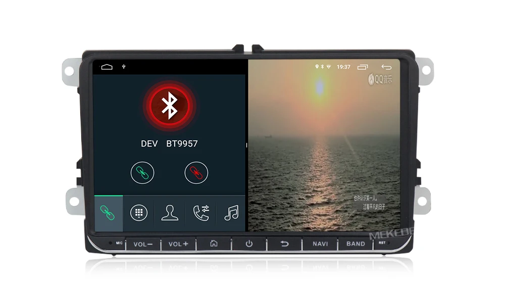 MEKEDE " Android 9,1 Автомобильный gps навигатор для VW GOLF 5, 6 Polo Passat b5, Jetta Tiguan Touran Skoda, seat, canbus, 32 ГБ rom