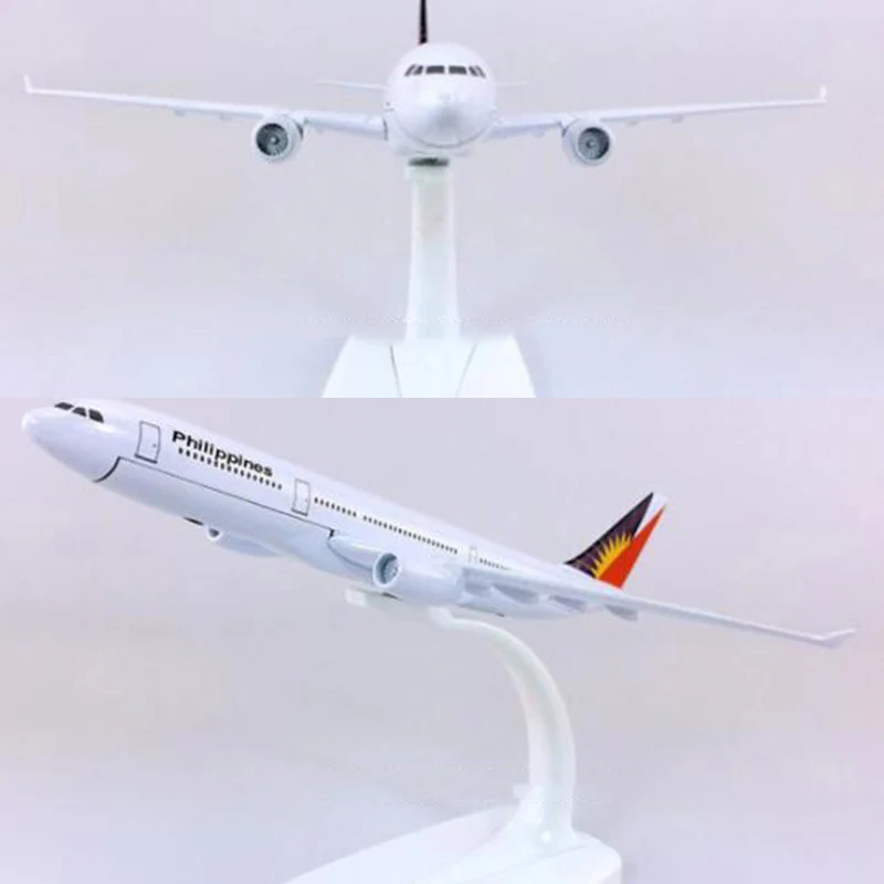 Модель и основание 1:400 Air philpines Airbus330-300 из сплава 16 см Airplan самолет коллекционная игрушка для украшения дома