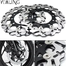 For YAMAHA FZ1 1000CC 2006 2007 2008 2009 CNC Front Brake Discs FZ1 Motorcycle Brake Rotors Floating Disc For YAMAHA FZ1 1000CC 2006 2007 2008 2009 CNC Front Brake Discs FZ1 Motorcycle Brake Rotors Floating Disc
