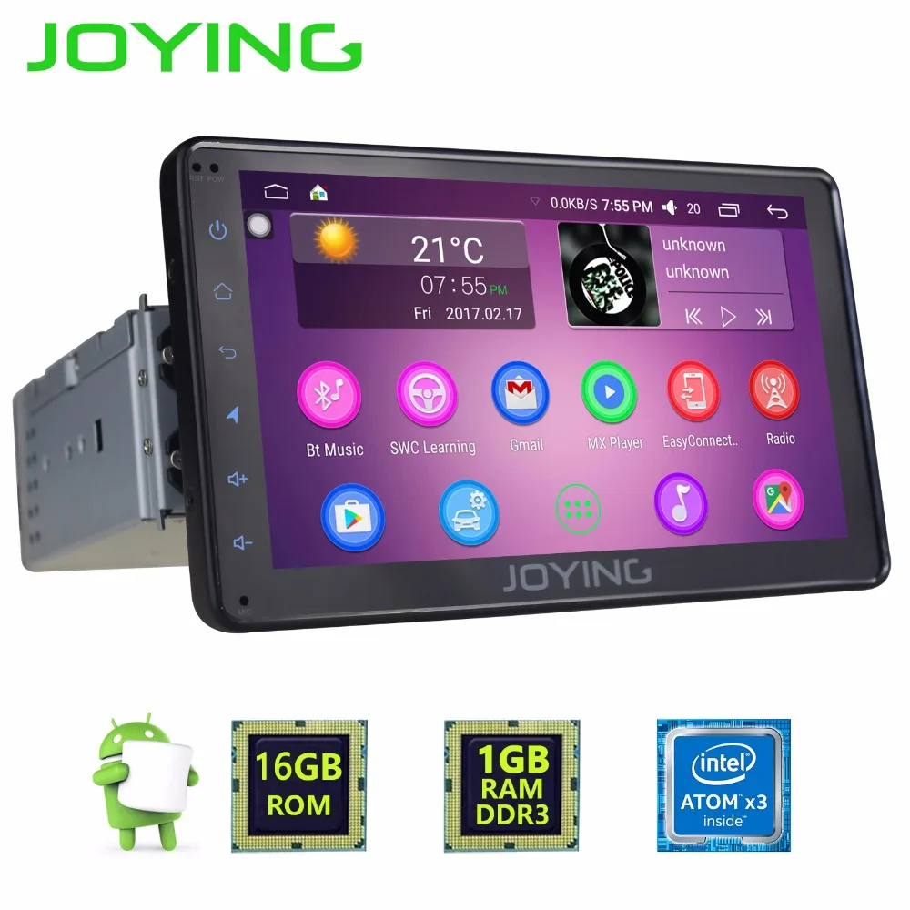 JOYING New Android 6.0 Universal Single 1 DIN 7\