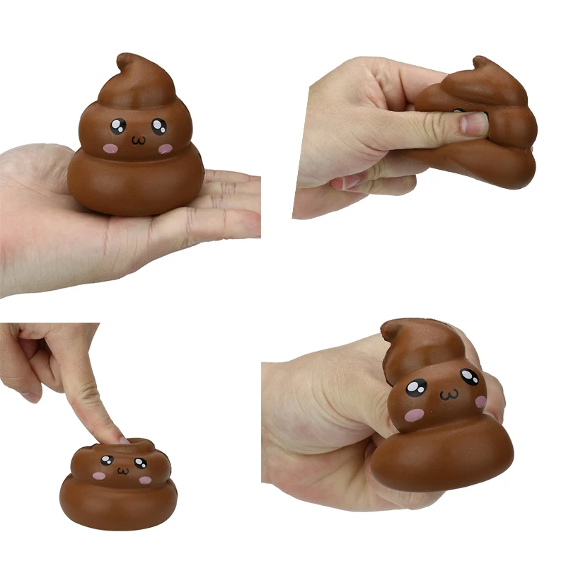 

Squishy Exquisite Fun Crazy Squeeze toy Poo Scented Charm Slow Rising Stress Reliever Toy Gifts p# dropship