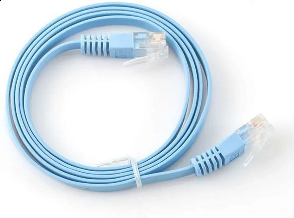 

Flat 8 core double twisted Gigabit computer 3 m network cable Super 6 monitor switch finished product jumper AZ